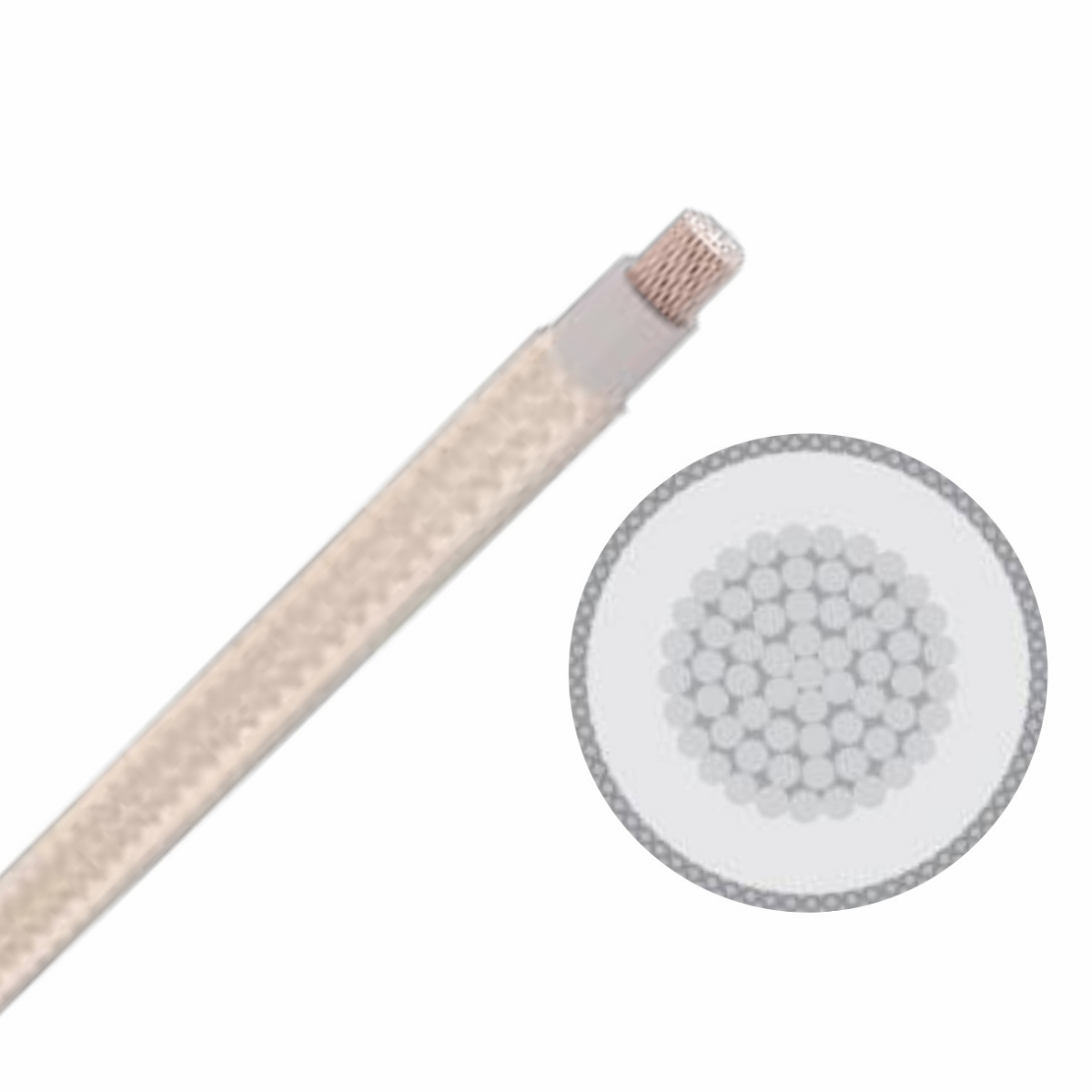 Fiberglass Cable - Bare Copper (FPC Cables)